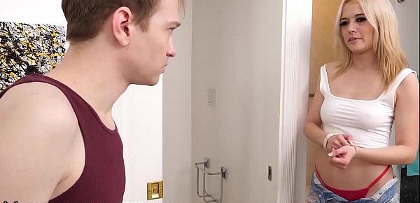  Stepmom Catches Son Jerking Off With Her Panties - MommyBlowsBest